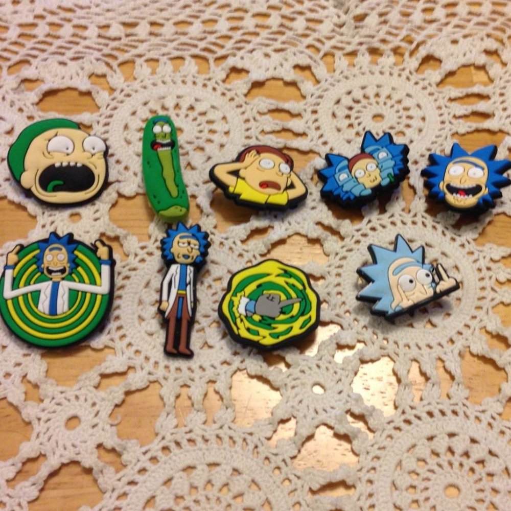 Shoe charms / jibbitz for Crocs or similar shoes, cartoons